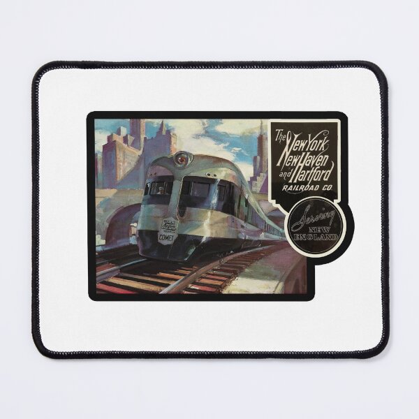 Item preview, Vintage The New York New Haven and Hartford Railroad designed and sold by QuayTradingCo.