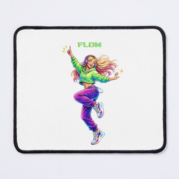 Item preview, Flow – Free Spirit Dance Girl Illustration designed and sold by IvannaMoroz.