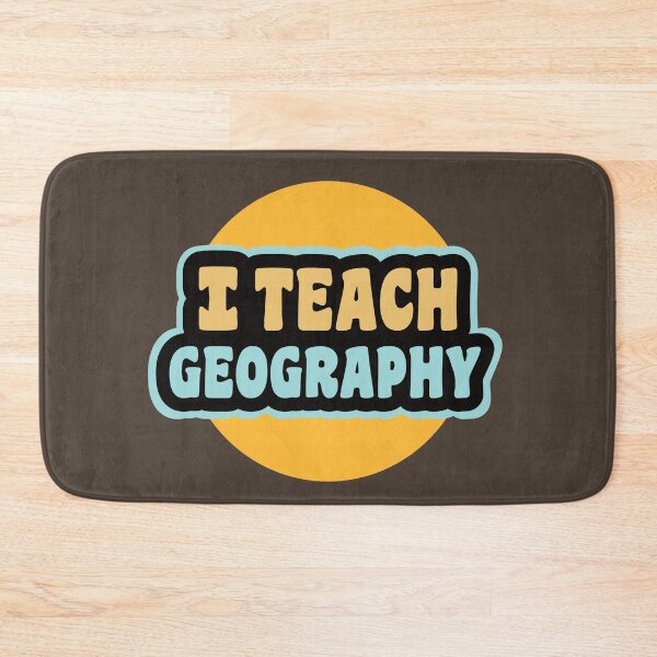 Artikelvorschau, Ich unterrichte Geographie entworfen und verkauft von Think4Prints.