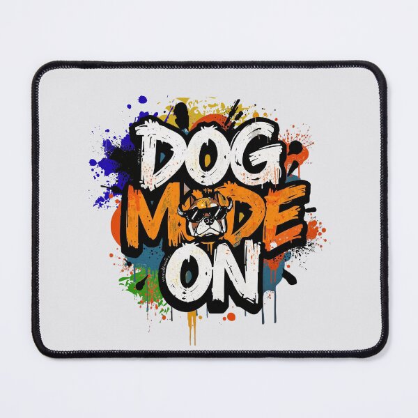 Item preview, Dog Mode On Graffiti Street Art Bulldog Design designed and sold by phiawdesign9.