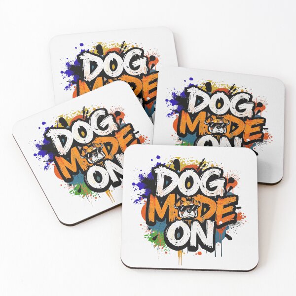 Item preview, Dog Mode On Graffiti Street Art Bulldog Design designed and sold by phiawdesign9.