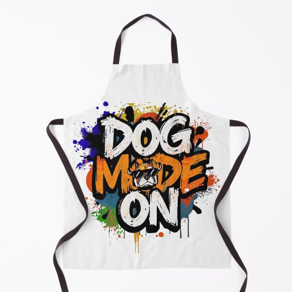 Item preview, Dog Mode On Graffiti Street Art Bulldog Design designed and sold by phiawdesign9.