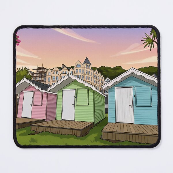 Item preview, Three beach huts designed and sold by TDArtShop.