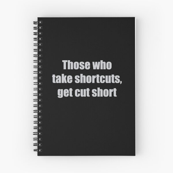 Item preview, Those who take shortcuts, designed and sold by Mountain-Point.