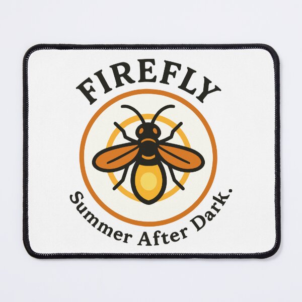 Item preview, Firefly Summer After Dark – Glow Insect Nature Badge designed and sold by WildlifeInc.