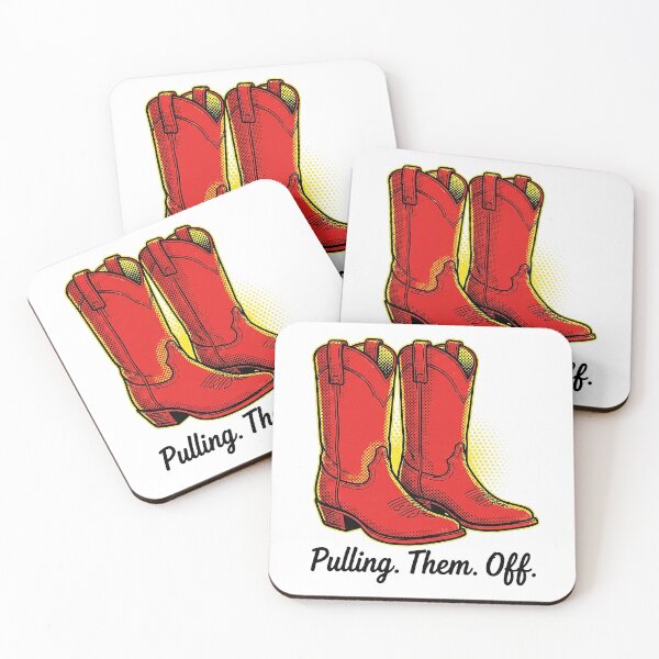 Item preview, Red Cowboy Boots, Pulling Them Off - HIMYM designed and sold by Screen Lore.