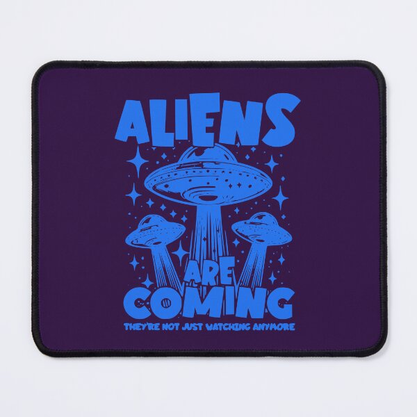 Item preview, Alien Invasion Alert – They're Not Just Watching - Blue designed and sold by VoglR.