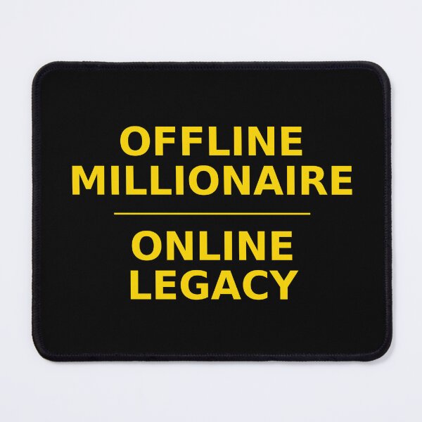 Item preview, Offline Millionaire Online Legacy - Entrepreneur Success Wealth Impact designed and sold by HustleHardCo.