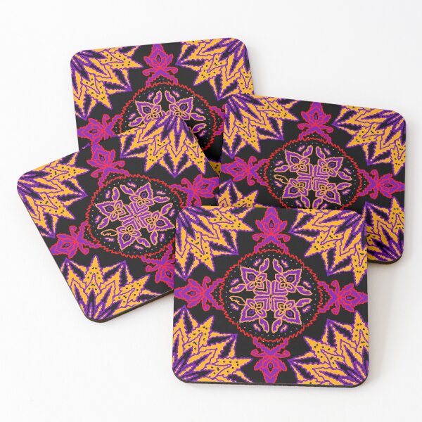 Item preview, Radiant Floral Star Mandala designed and sold by nighttime1990.