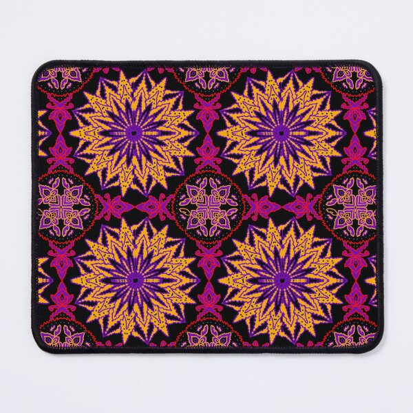 Item preview, Radiant Floral Star Mandala designed and sold by nighttime1990.