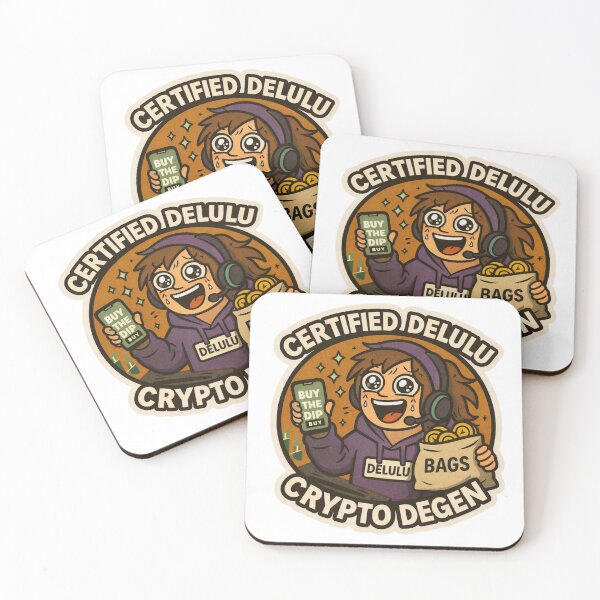 Item preview, Certified Delulu Crypto Degen Girl designed and sold by DivinelyAligned8.