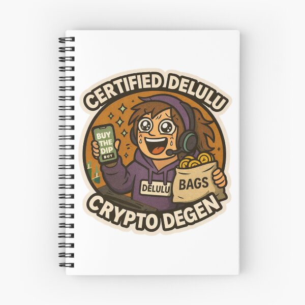 Item preview, Certified Delulu Crypto Degen Girl designed and sold by DivinelyAligned8.
