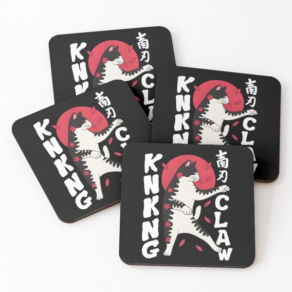 Item preview, Funny Kung Fu Cat Martial Arts Master Karate Kitten Japanese Aesthetic Art designed and sold by DrawHandArt.