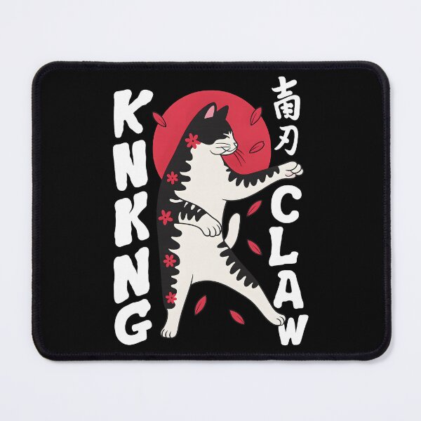 Item preview, Funny Kung Fu Cat Martial Arts Master Karate Kitten Japanese Aesthetic Art designed and sold by DrawHandArt.