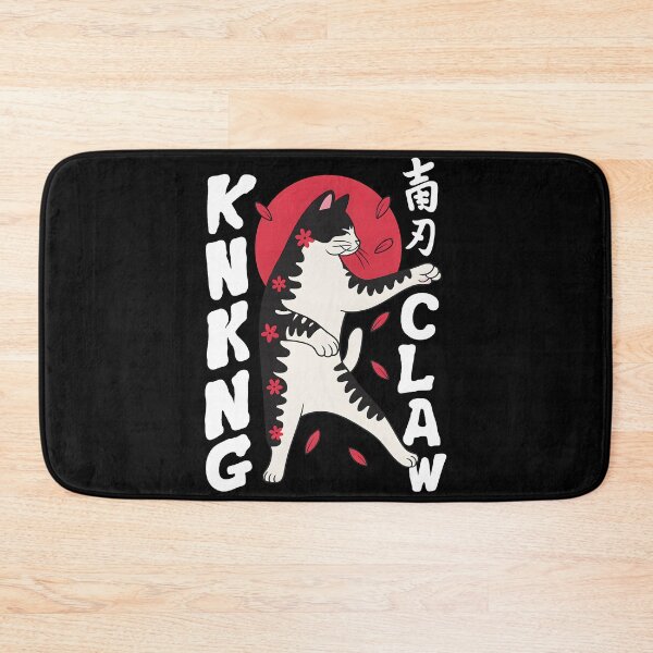 Item preview, Funny Kung Fu Cat Martial Arts Master Karate Kitten Japanese Aesthetic Art designed and sold by DrawHandArt.