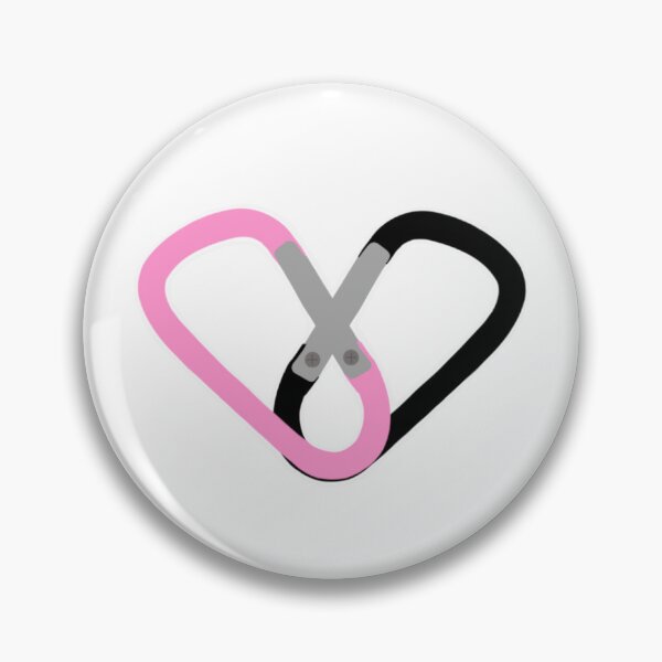 Item preview, Black and Pink Carabiner Heart  designed and sold by Taylor - Created.
