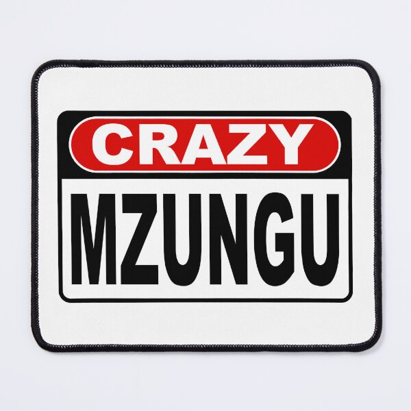 Item preview, Crazy Mzungu;  designed and sold by StickerApe.