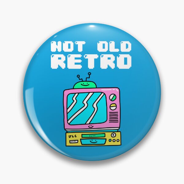 Item preview, Not Old, Retro - Vintage Tv and VHS recorder designed and sold by Porky Roebuck.