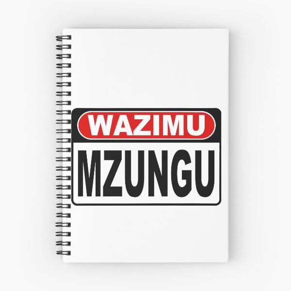 Item preview, Crazy Mzungu; Swahili; designed and sold by StickerApe.