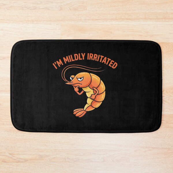 Item preview, I'm Mildly Irritated Shrimp Funny Seafood Pun designed and sold by SofenArt.