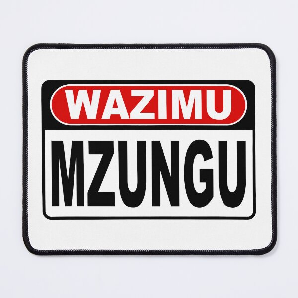 Item preview, Crazy Mzungu; Swahili; designed and sold by StickerApe.