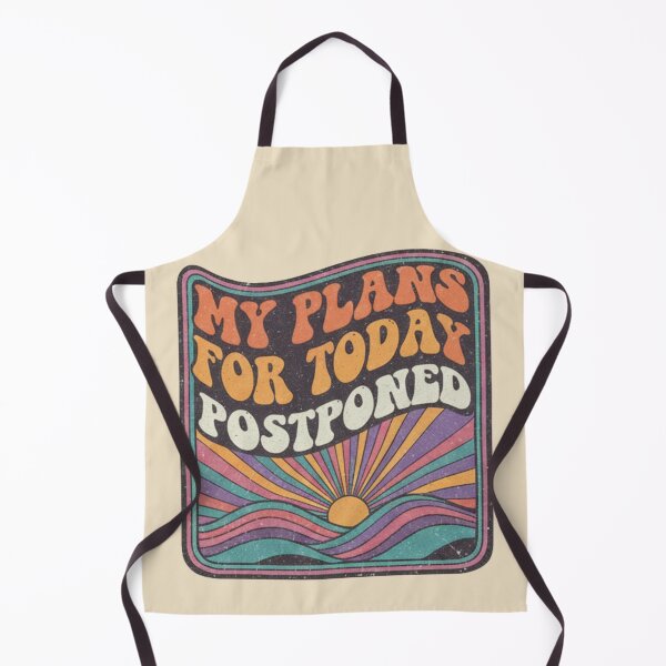 Item preview, My Plans For Today Postponed Retro Groovy Sun designed and sold by axiksa10.