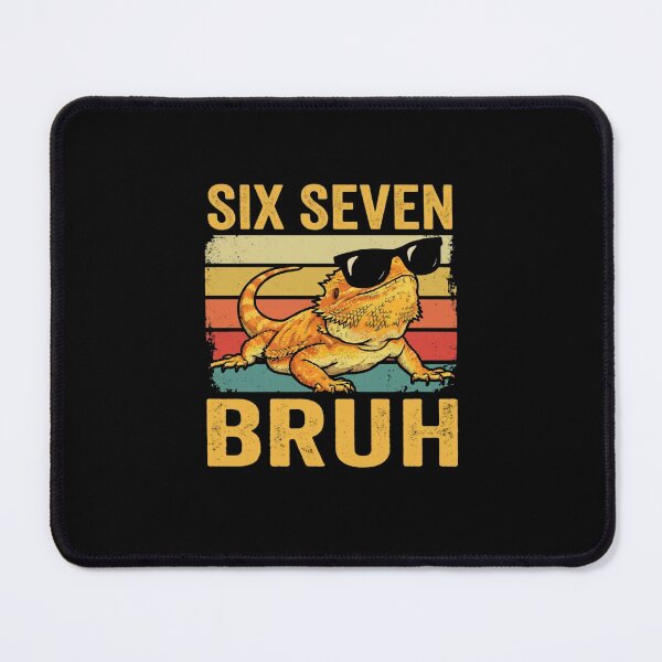 Item preview, Six Seven Bruh Bearded Dragon Funny Reptile designed and sold by SofenArt.