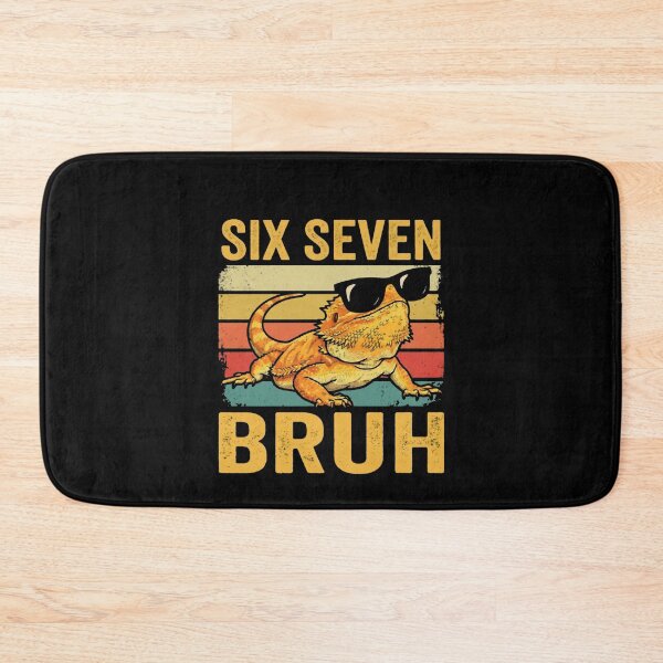 Item preview, Six Seven Bruh Bearded Dragon Funny Reptile designed and sold by SofenArt.