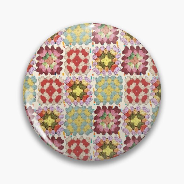 Item preview, Light Faux Granny Square Crochet Collage designed and sold by Licorice Moon.