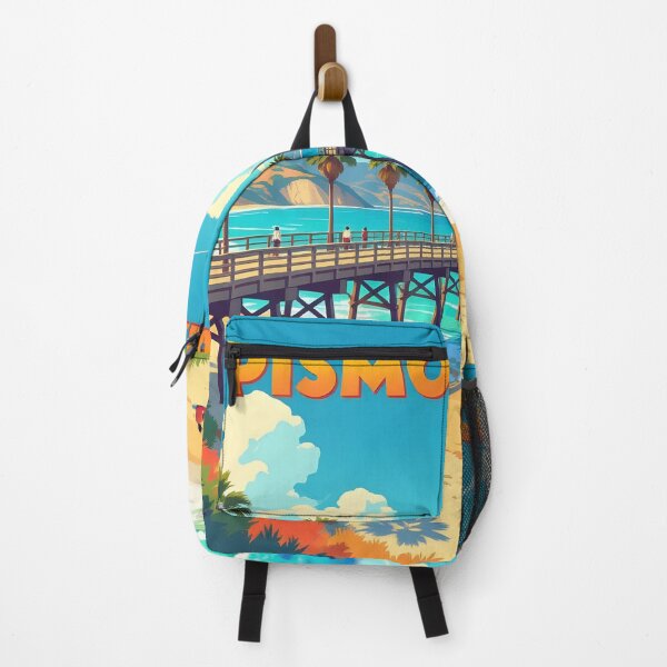 Item preview, Pismo Beach, California, USA: Vintage-Style Painterly Travel Poster designed and sold by LSVart.