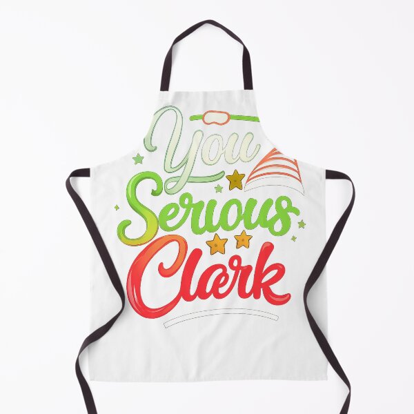 Item preview, Funny Christmas Vacation Quote – “You Serious Clark” Holiday Design designed and sold by zaki ⭐⭐⭐⭐⭐.