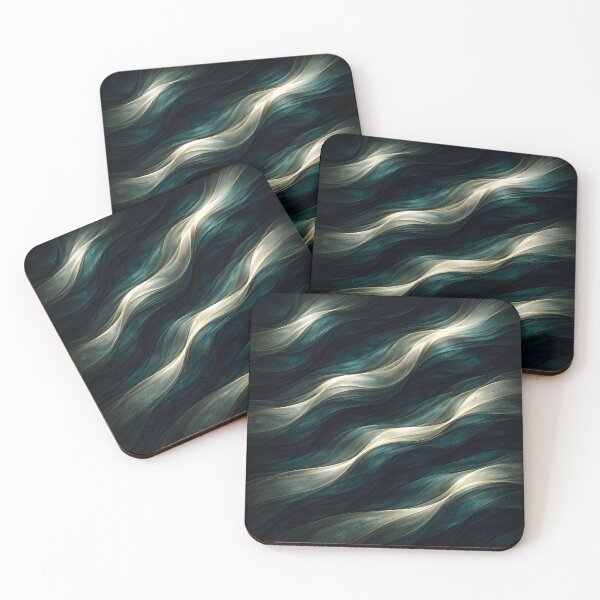 Item preview, Ocean Silk Art Pattern  designed and sold by LuxeFusionArt.