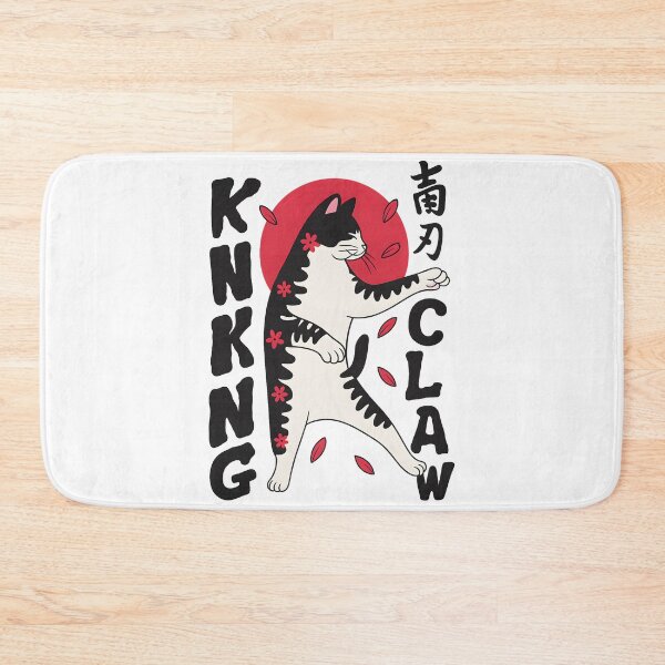 Item preview,  Funny Kung Fu Cat Martial Arts Master Karate Kitten Japanese Aesthetic Art designed and sold by DrawHandArt.
