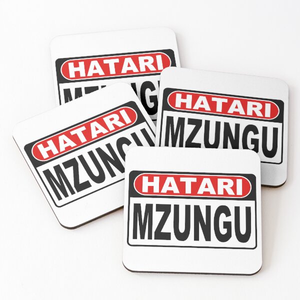Item preview, Danger; Mzungu; Swahili; designed and sold by StickerApe.