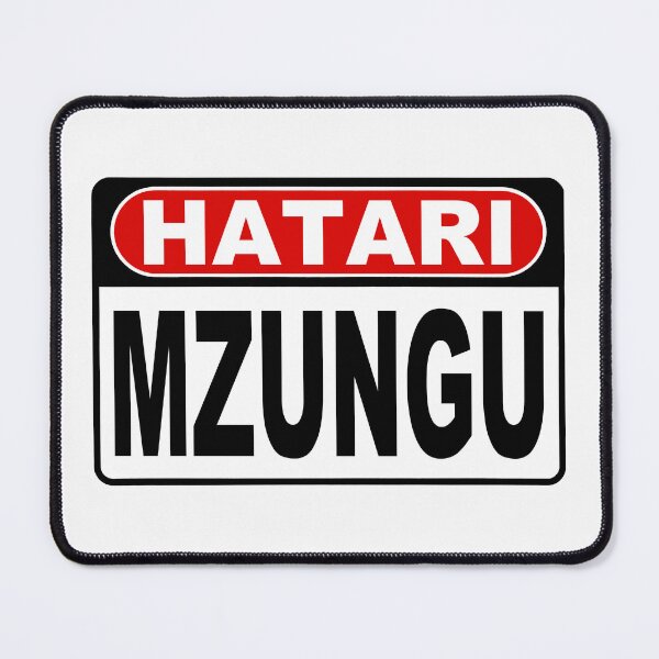 Item preview, Danger; Mzungu; Swahili; designed and sold by StickerApe.