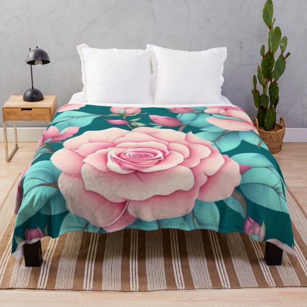 Item preview, Pink Rose Floral Pattern designed and sold by FANTASTIC-N.