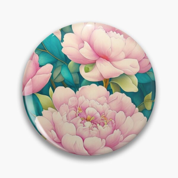 Artikelvorschau, Rosa Pfingstrosen-Blumenmuster entworfen und verkauft von FANTASTIC-N.