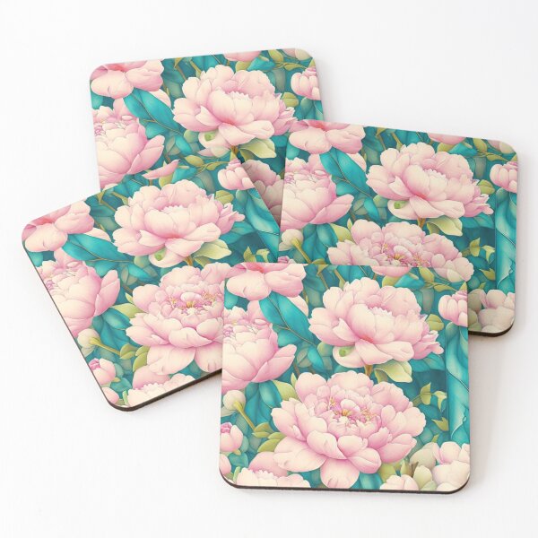 Item preview, Pink Peony Floral Pattern designed and sold by FANTASTIC-N.