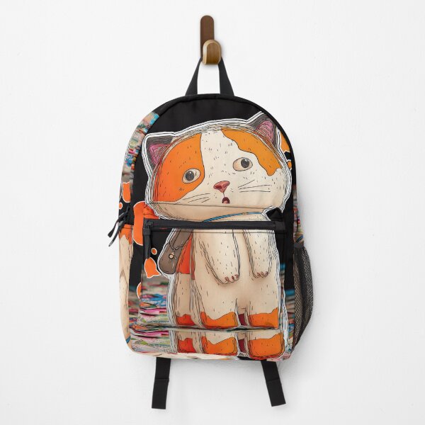 Item preview, Cute Comic Kitten with Speech Bubble Illustration designed and sold by Grafititee.