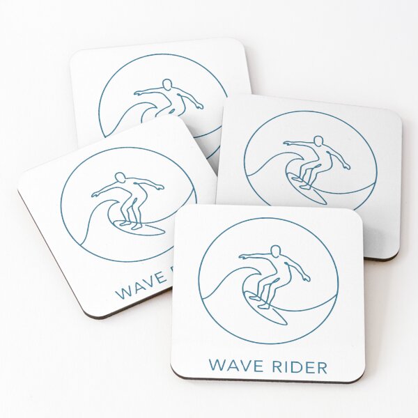 Item preview, Minimalist Wave Rider Surf Line Art T-Shirt designed and sold by Everyday Epics.