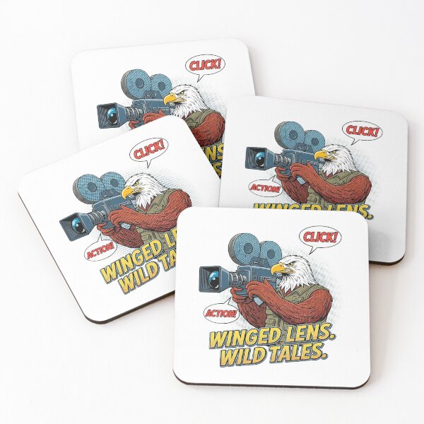 Item preview, Comic Book Eagle Filmmaker Winged Lens Wild Tales designed and sold by SholoStudio.