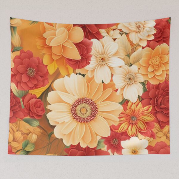 Item preview, Autumn Floral Pattern designed and sold by FANTASTIC-N.