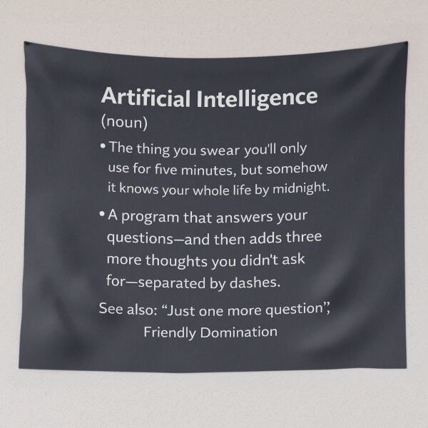 Item preview, Funny Ai Definition  designed and sold by HowToCanadian.