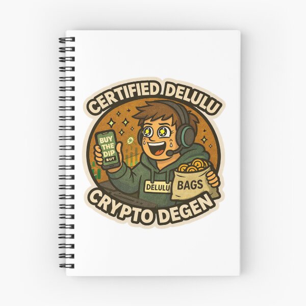 Item preview, Certified Delulu Crypto Degen Trader Guy designed and sold by DivinelyAligned8.
