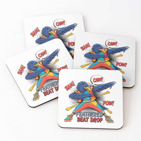 Item preview, Dabbing Crow Superhero Comic Book Art designed and sold by SholoStudio.