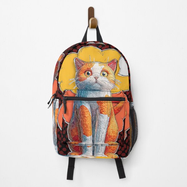 Item preview, Cute Comic Kitten with Speech Bubble Illustration designed and sold by Grafititee.