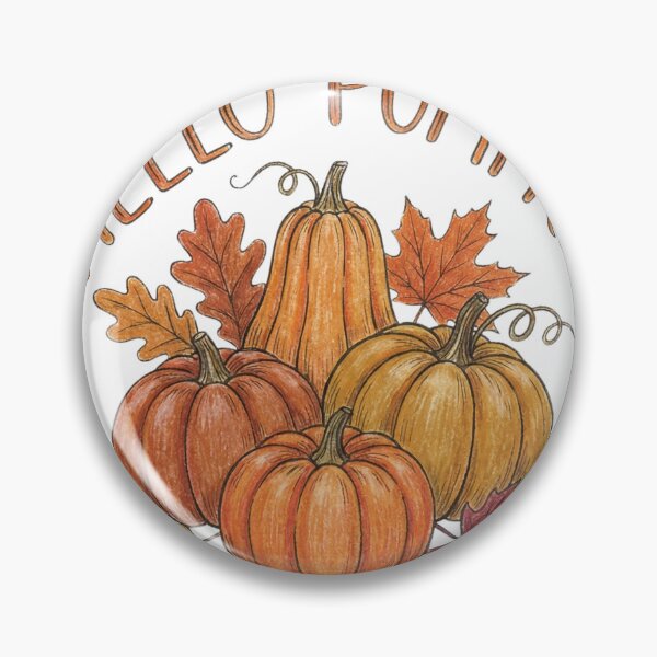 Item preview, Cute Hello Pumpkin Autumn T-Shirt designed and sold by Everyday Epics.