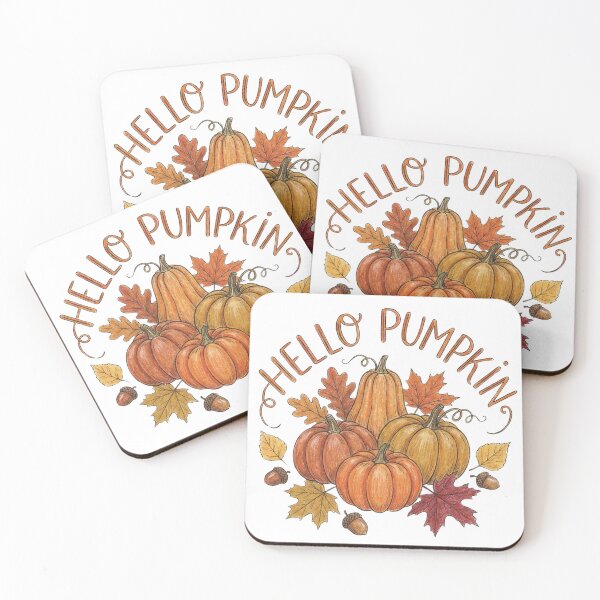 Item preview, Cute Hello Pumpkin Autumn T-Shirt designed and sold by Everyday Epics.