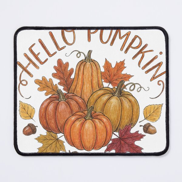 Item preview, Cute Hello Pumpkin Autumn T-Shirt designed and sold by Everyday Epics.