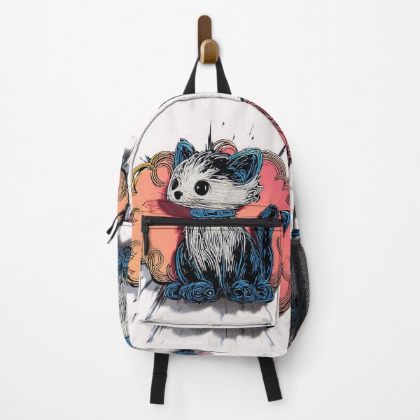 Item preview, Cute Comic Kitten with Speech Bubble Illustration designed and sold by Grafititee.